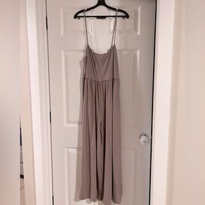 Wilfred romper wide leg in taupe
